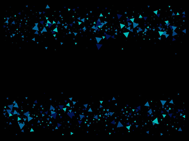 Triangle Explosion Confetti. Textured Data Fragments Burst. Exploded Star Design. Flying Exploded Elements. Triangles Bang Falling Confetti. Exploded Star Glitter. Broken Glass Explosive Effect. - Vector, Image
