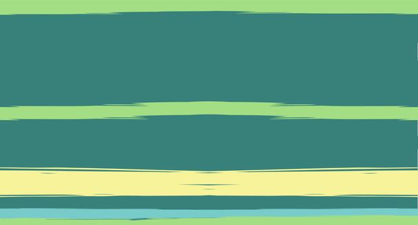 Vihreä, turkoosi vektori akvarelli merimies raidat puku saumaton kesä kuvio. Vaaka Harjanvedot Retro Vintage Grunge Kangas Muoti Suunnittelu. Muste maalattu trendikäs jälki, geometrinen epätasainen tulostus - Vektori, kuva