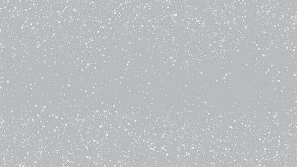 Realistischer Schnee, grauer Winter. Reklameframe, Neujahr, Weihnachtswetter. Winterferien Sturm Hintergrund. Schneeflocken fallen, Nachthimmel. Eleganter Scatter, Grunge White Glitter. Realistischer kalter Schnee - Vektor, Bild