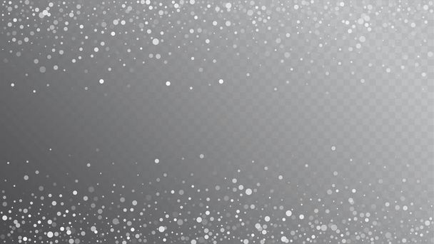 Реалістичний сніг, сіра зима. Зимовий шторм на задньому плані. Рекламна рамка, Новий рік, Різдвяна погода. Падіння сніжинок, Нічне небо. Elegant Scatter, Grunge White Glitter Холодний реалістичний сніг - Вектор, зображення