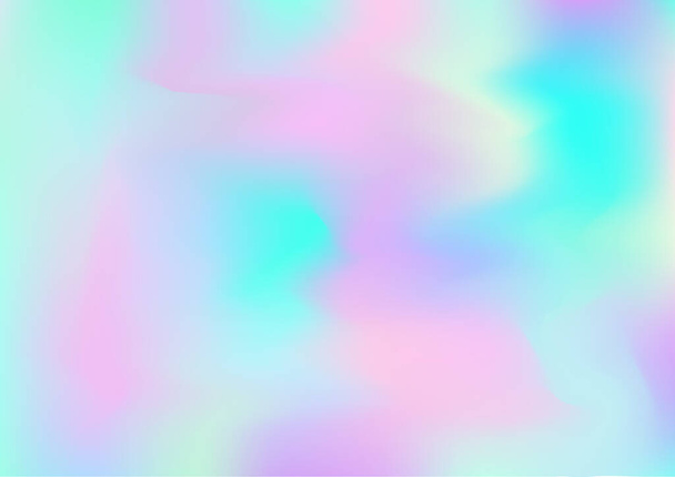 Μίνιμαλ Μπάνερ ολογράφου. Απεσταλμένη Girlie Foil Holo Τηλ. Neon Texture Overlay, 80s, 90s Music Background Pearlescent Holographic Dreamy Girlie Οριζόντια Wallpaper Rainbow Overlay Hologram Cover. - Διάνυσμα, εικόνα