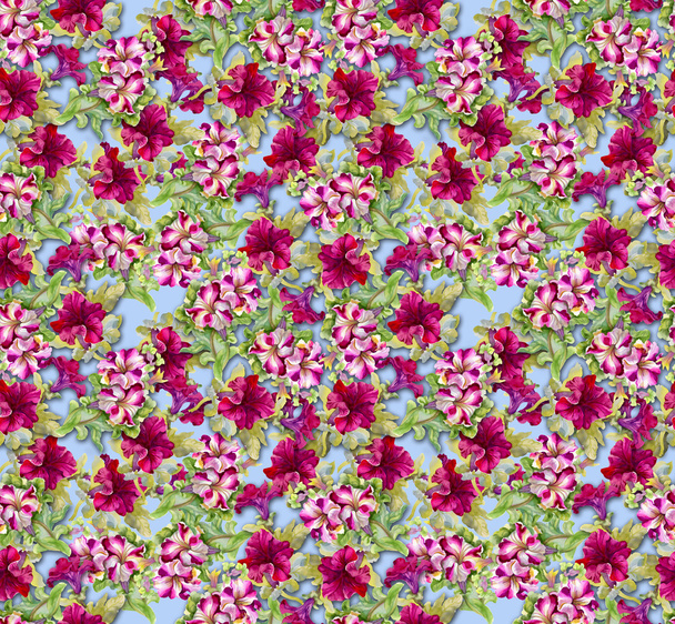 Colorful floral seamless pattern - Φωτογραφία, εικόνα