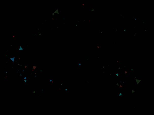 Triangle Explosion Confetti. Triangles Burst Flying Confetti. Textured Data Fragments Blast. Moving Exploded Particles. Exploded Star Frame. Exploded Star Sparkle. Broken Glass Explosive Effect. - Vector, Image