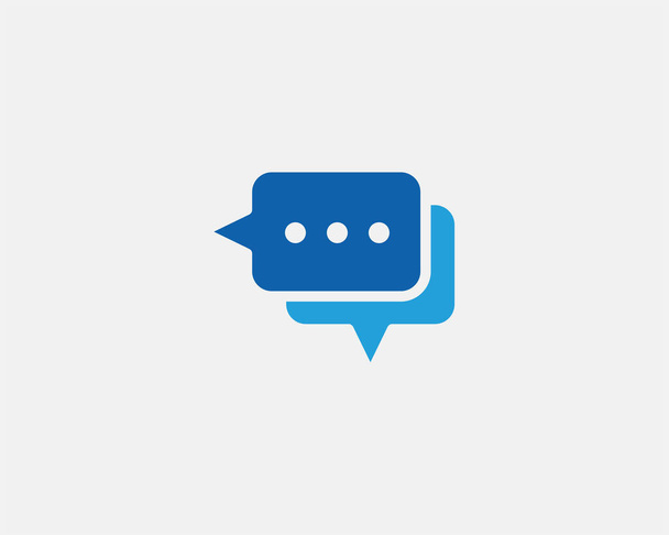 Icona Chat elemento di design vettoriale. Parla con il segno della bolla. Palloncino di dialogo per app mobile o sito web. - Vettoriali, immagini