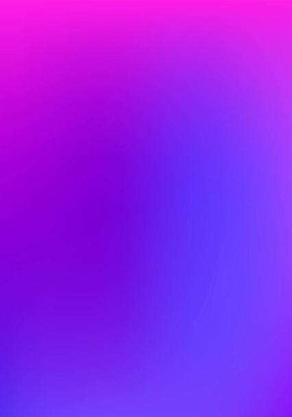 Lila, rózsaszín, türkiz, kék Gradient fényes vektor háttér. Folyékony neon fényes trendi tapéta. Irizáló Gradient Overlay Vibráns Defocused Cover. Függőleges A4 betű Funky Gradient Overlay. - Vektor, kép