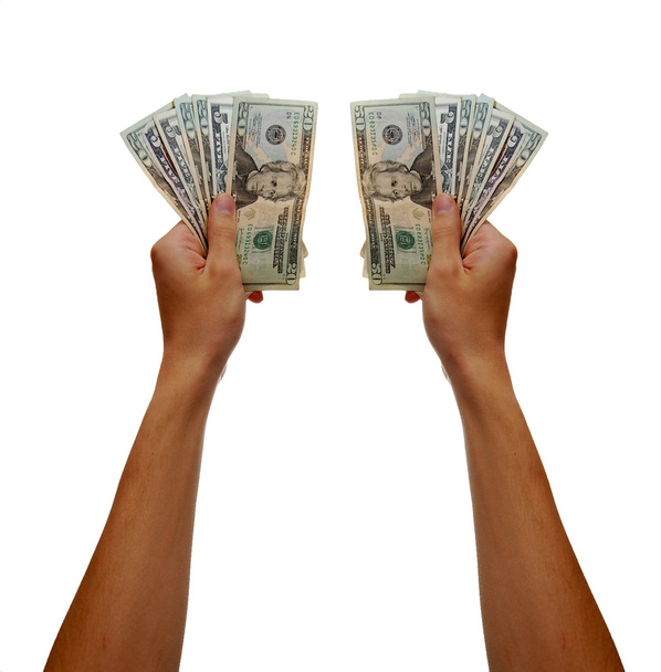 Hand holding cash - Photo, Image