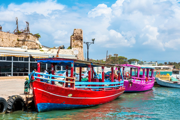 Israel, barcos de recreio para turistas no Acre Velho
. - Foto, Imagem