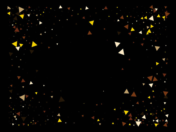 Triangle Explosion Confetti Вибуховий ефект розбитого скла. Вибухові фрагменти. Трикутники розпускають Конфетті. Textured Data Elements Burst Вибухова зоряна катастрофа. Вибуховий дизайн зірок. - Вектор, зображення