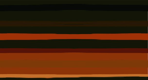 Narancs, Barna Vektor Akvarell Sailor Stripes Trendy zökkenőmentes nyári minta. Retro Vintage Grunge Fabric Fashion Design Vízszintes ecsetvonások. Tintafestékes Doodle Trace, Geometrikus Track ujjlenyomatok - Vektor, kép