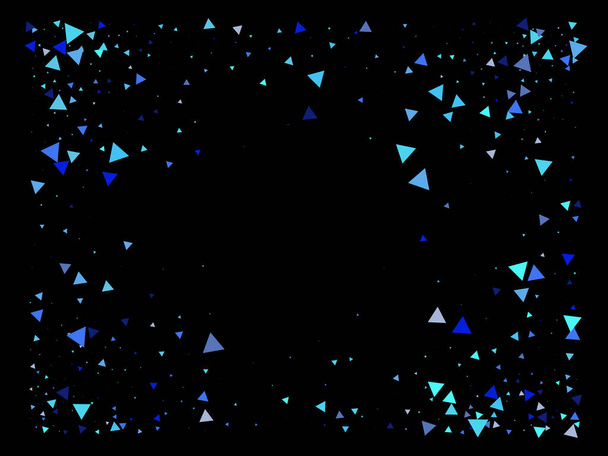Triangle Explosion Confetti. Moving Shattering Fragments. Exploded Star Graphic. Broken Glass Explosive Effect. Triangles Blast Flying Confetti. Exploded Star Sparkle. Textured Data Elements Bang. - Vector, Image