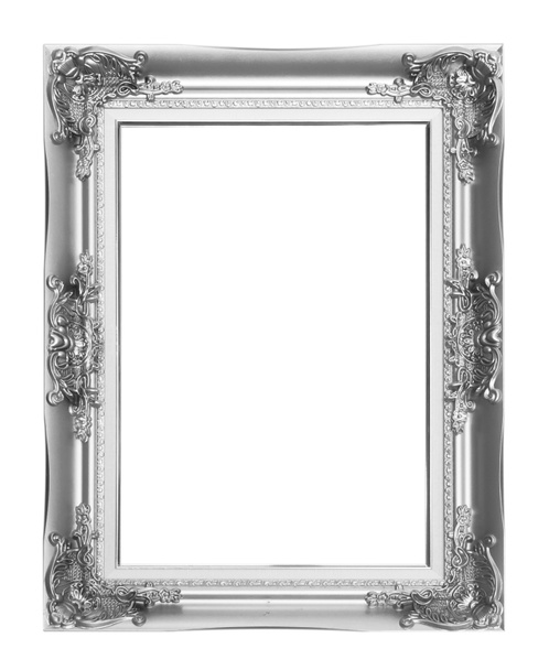 Silver picture frame - Photo, Image