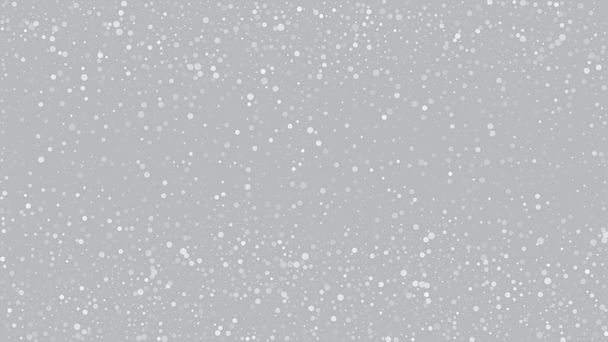 Realistische sneeuw, grijze winter. Winter vakantie storm achtergrond. Vallende sneeuwvlokken, Night Sky. Reclame Frame, Nieuwjaar, Kerstmis weer. Elegante Scatter, Grunge White Glitter. Koude realistische sneeuw - Vector, afbeelding