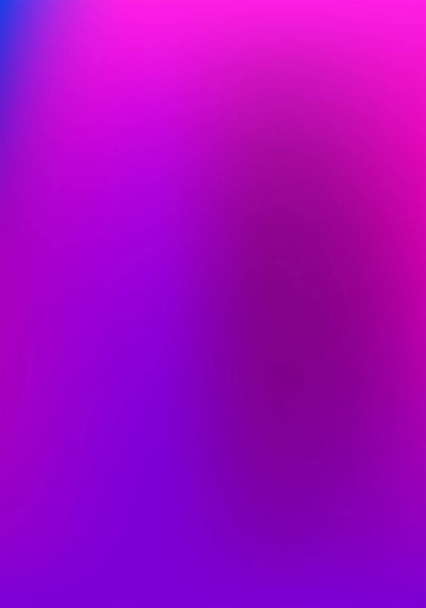 Violetti, vaaleanpunainen, turkoosi, sininen kalteva kiiltävä vektori tausta. Pystysuora A4-kirjain Funky Gradient Overlay. Unenomainen neon kirkas trendikäs taustakuva. Iridescent Gradient Overlay Elinvoimainen kohdentamaton kansi.  - Vektori, kuva