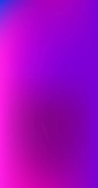 Purple, Pink, Turquoise, Blue Gradient Shiny Vector Background. Pearlescent Gradient Overlay Vibrant Defocused Cover.  Vertical Slim Screen Size Funky Gradient. Dreamy Neon Bright Trendy Wallpaper. - Vector, Image