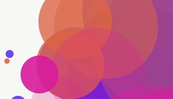 Kleurrijke moderne abstracte ronde cirkels patroon met witte achtergrond - Foto, afbeelding