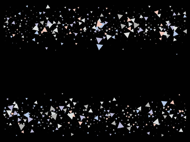 Triangle Explosion Confetti. Broken Glass Explosive Effect. Flying Shattering Fragments. Triangles Bang Falling Confetti. Textured Data Particles Blast. Exploded Star Sparkle. Exploded Star Graphic. - Vector, Image