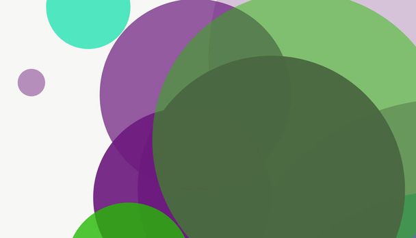 Bunte moderne abstrakte runde Kreise Muster mit weißem Hintergrund - Foto, Bild