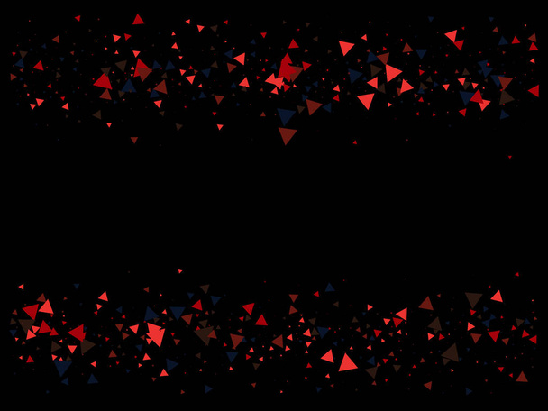 Triangle Explosion Confetti. Textured Data Fragments Blast. Broken Glass Explosive Effect. Triangles Burst Flying Confetti. Falling Broken Particles. Exploded Star Glitter. Exploded Star Frame. - Vector, Image