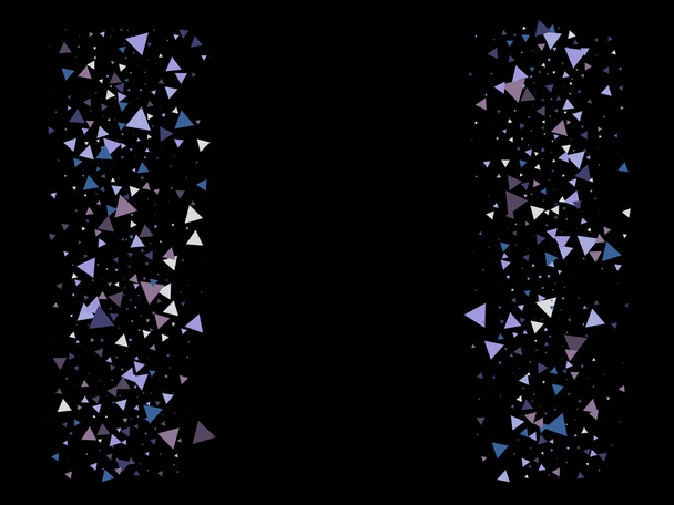 Triangle Explosion Confetti. Broken Glass Explosive Effect. Triangles Bang Falling Confetti. Textured Data Particles Burst. Moving Broken Fragments. Exploded Star Sparkle. Exploded Star Design. - Vector, Image