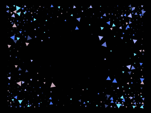 Triangle Explosion Confetti. Triangles Bang Falling Confetti. Textured Data Elements Blast. Exploded Star Design. Broken Glass Explosive Effect. Exploded Star Shatter. Moving Exploded Particles. - Vector, Image