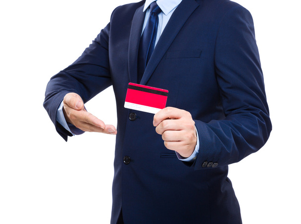 hombre de negocios con tarjeta de crédito - Foto, imagen
