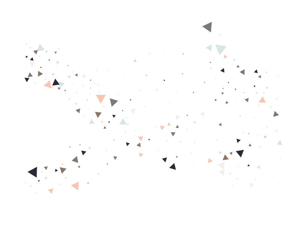 Triangle Explosion Confetti. Exploded Star Border. Moving Exploded Particles. Textured Data Elements Bang. Triangles Burst Flying Confetti. Exploded Star Sparkle. Broken Glass Explosive Effect. - Vector, Image