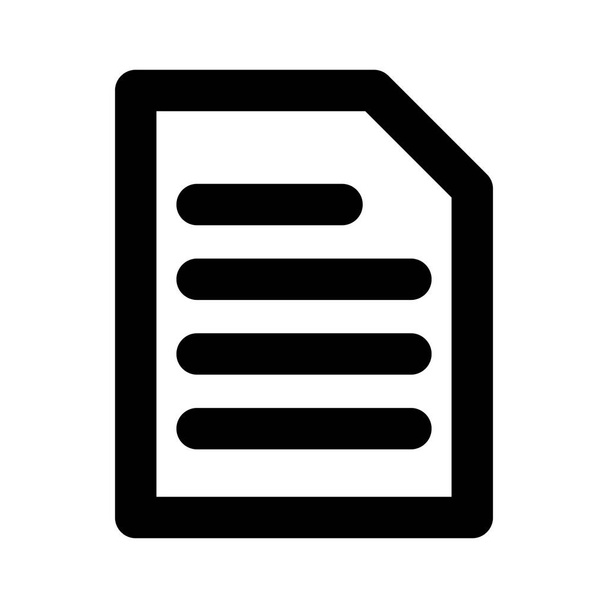 Dokumentumok Vektor ikon, amely könnyen módosítható vagy szerkeszthető - Vektor, kép