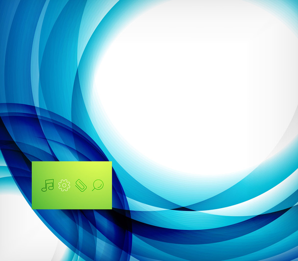 Синяя вихревая волна
 - Вектор,изображение