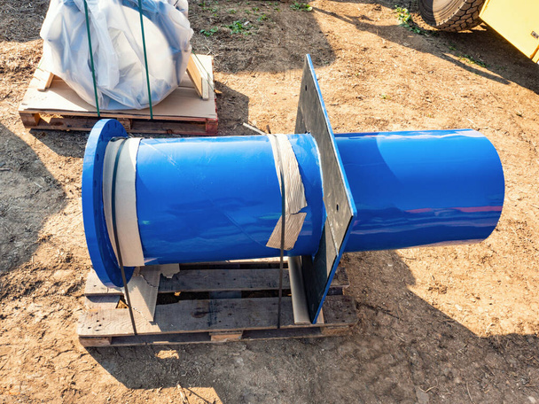 Piezas de tubería de proceso de montaje fuelle junta flexible para la expansión en el sistema de tubería, tubería de suministro de agua potable de la ciudad - Foto, Imagen