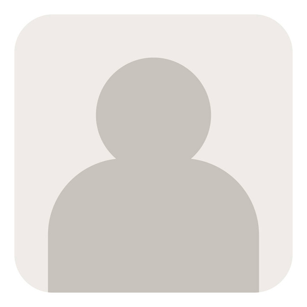 účet avatar lidská ikona v plochém stylu - Vektor, obrázek