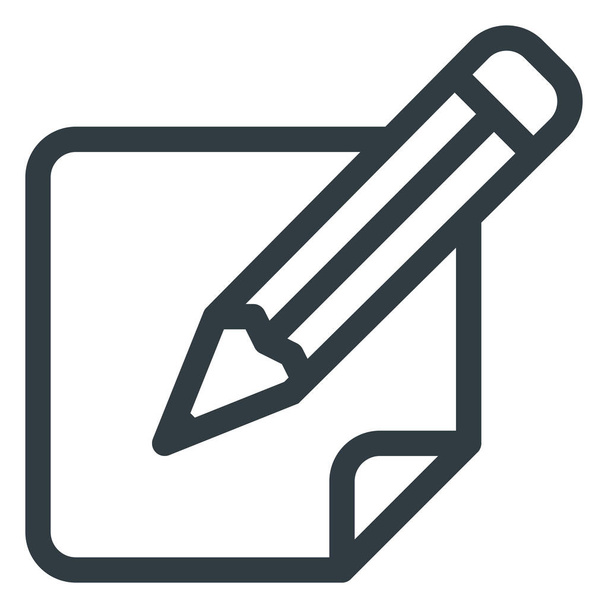 comment edit message icon in Outline style - Vektori, kuva