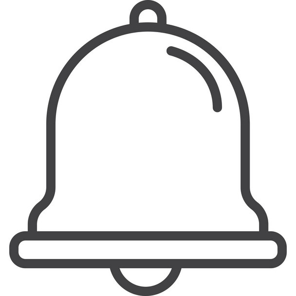ikona powiadamiania dzwonka - Wektor, obraz