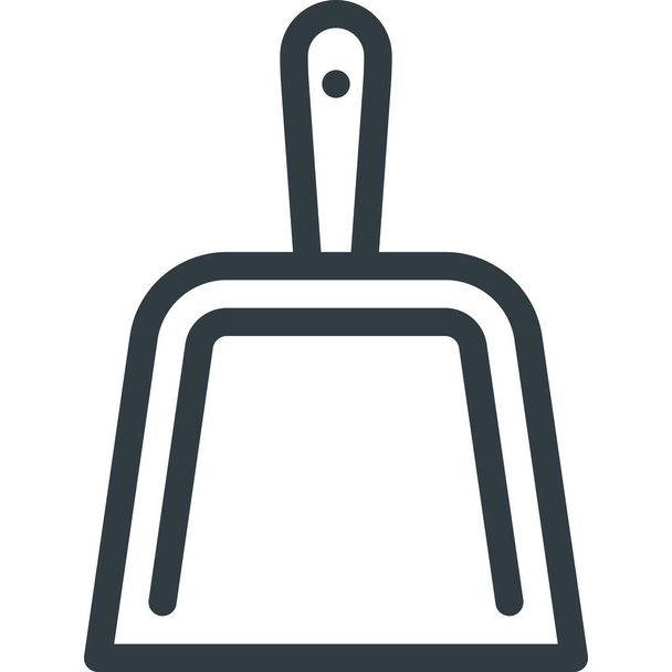 clean cleaning dust icon in Outline style - Vector, Image