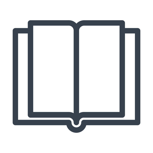 ikona pro čtení knihy ve stylu osnovy - Vektor, obrázek