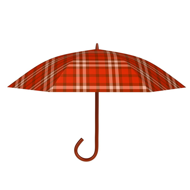 rode paraplu 3d gesmolten voor web- en commerciële - Foto, afbeelding