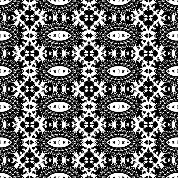 Schwarz-weißes Muster - Vektor, Bild