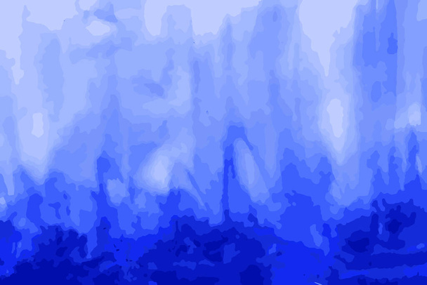 Blurred watercolor blue background. Handmade. Watercolor illustration. Wallpaper screensaver. Background. - Vector, Image