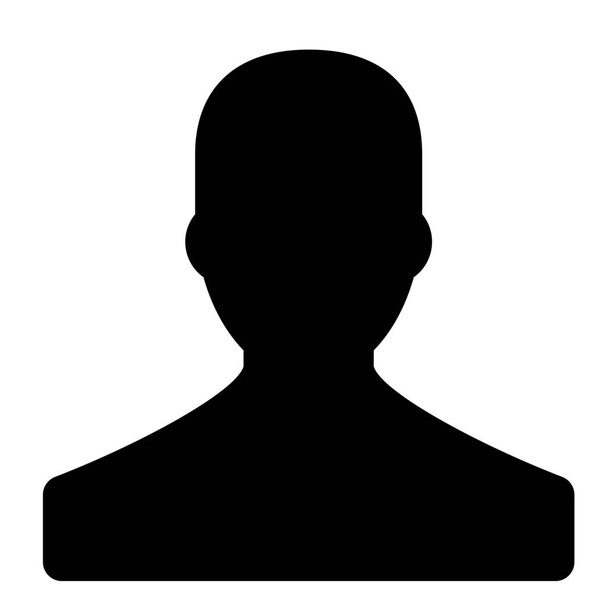 user account male icon in Solid style - Vector, Image