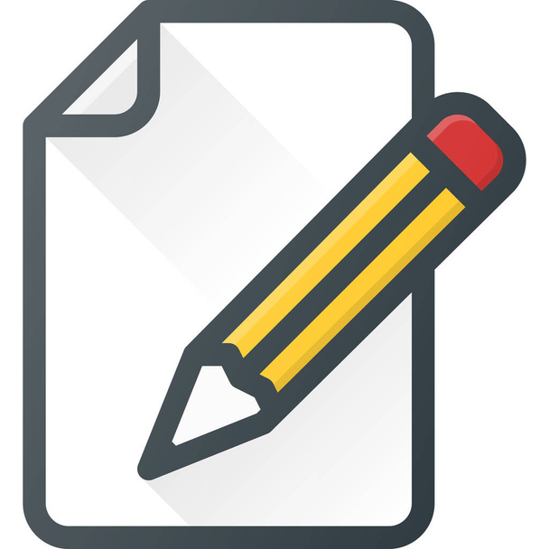comment edit message icon in Filled outline style - Vector, Image