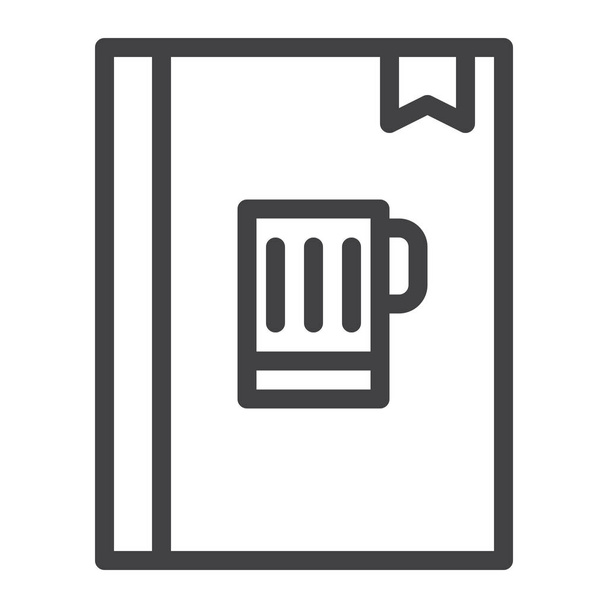 book pub beer icon - Vector, Image