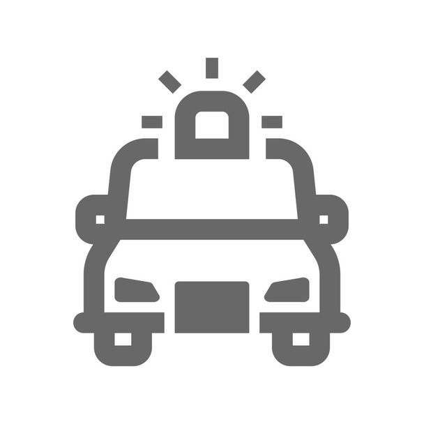auto bike car icon in Outline style - Vector, afbeelding