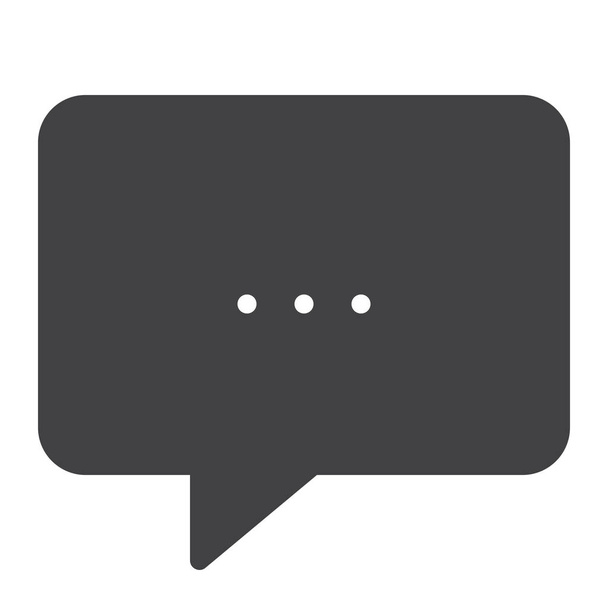 Bubble-Chat-Kommentar-Symbol - Vektor, Bild