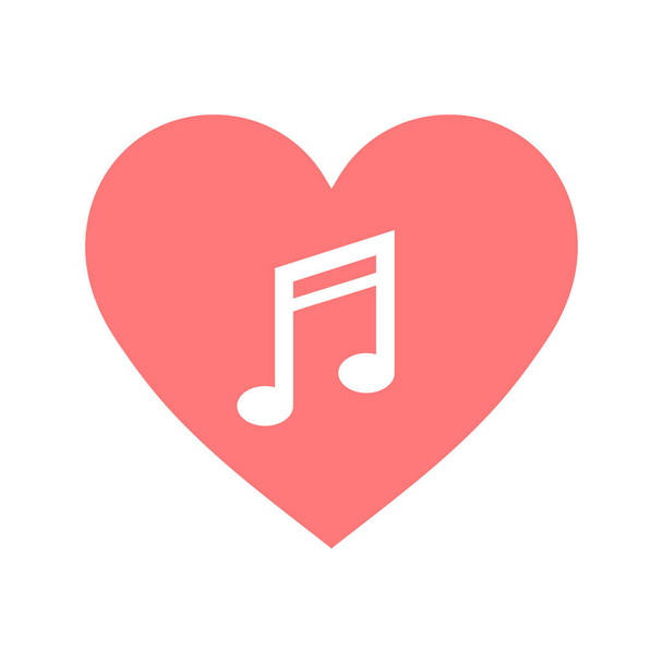 heart love lover icon in Solid style - Vektor, Bild