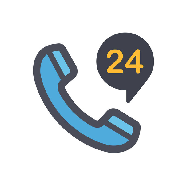 battery calling communication icon - Vector, Image