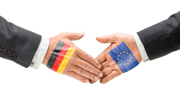 Germany and EU reach out their hands - Photo, Image