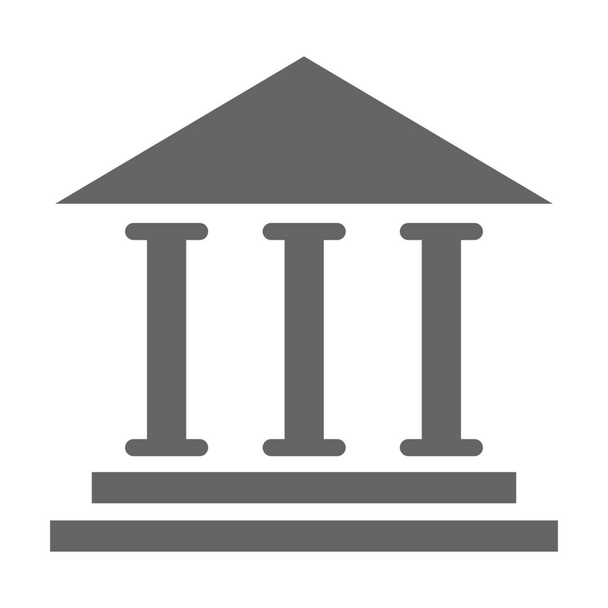 icono de financiación de moneda bancaria en estilo sólido - Vector, imagen