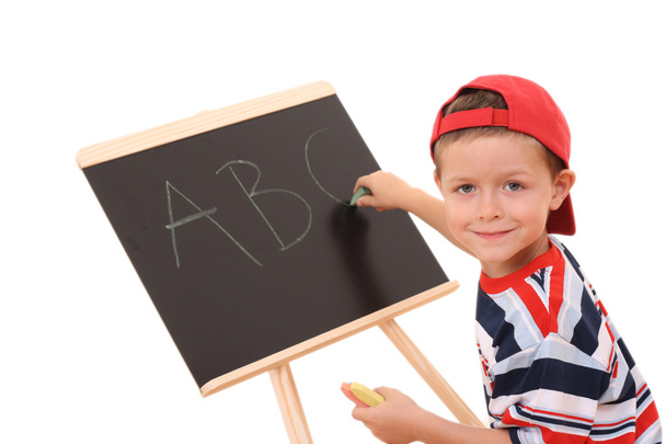 Blackboard and child - Foto, Bild