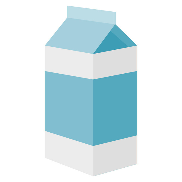 caja de bebidas icono de calcio en estilo plano - Vector, imagen
