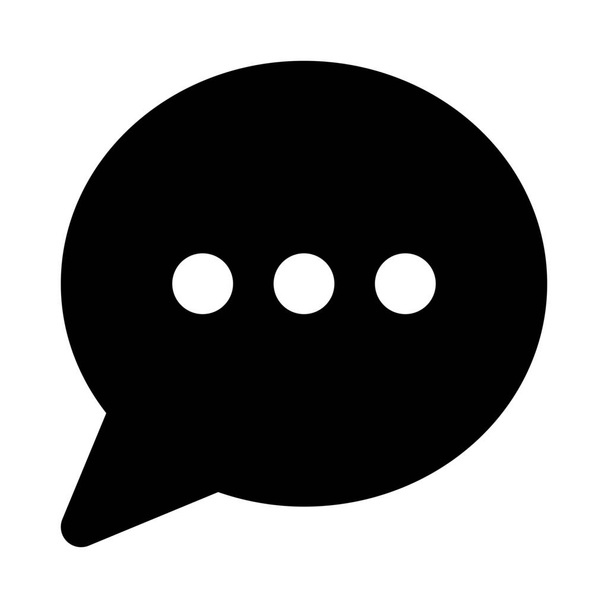 bolha chat ícone de comunicação - Vetor, Imagem
