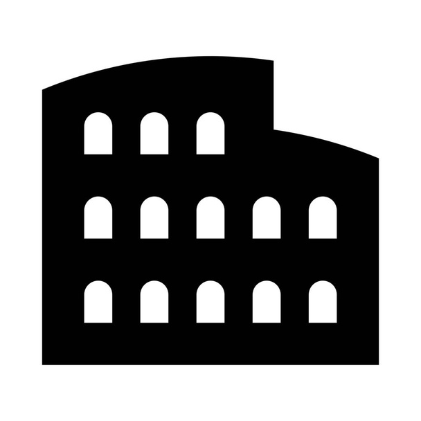 Colosseum kuuluisa historiallinen ikoni - Vektori, kuva